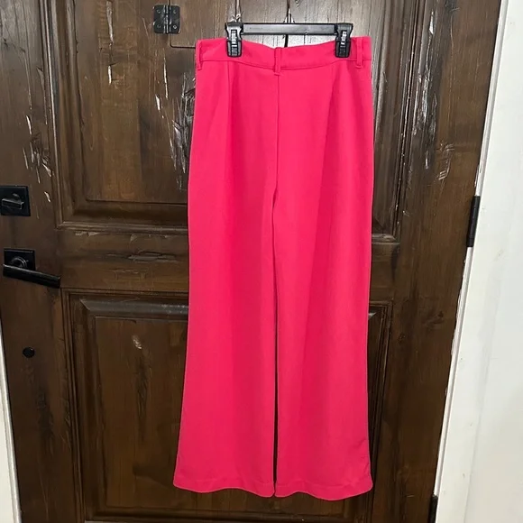 Rewash Pink Wide-Leg Trousers - Picture 6 of 6